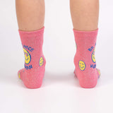 Sock it to Me Be A Nice Human Junior Crew Socks