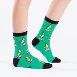 Sock it to Me Peeling Out Youth (aged 4-7) Crew Socks
