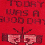Sock it to Me Today was a good Day Mens Crew Socks