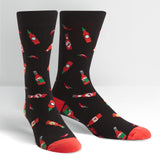 Sock it to me Food Affair Gift Box Set styles: Bacon, Pizza Party, Hot Sauce Mens Crew