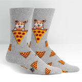 Sock it to Me Man's Best Food Mens Crew Socks