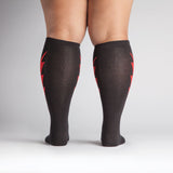 Sock it to Me Super Hero Stretch it Knee High Socks - Red/Black