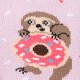 Sock it to me Snackin' Sloth Toddler Crew 1-2 yrs Socks