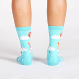 Sock it to Me Pup, Pup and Away Womens Crew Socks