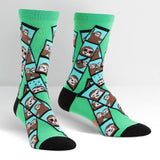 Sock it to Me Oh Snap! Womens Crew Socks