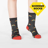 Sock it to me Glitter Over the Rainbow Youth (aged3-6) Crew Socks