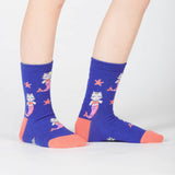 Sock it to Me Purrmaid Junior (aged 7-10) Crew Socks