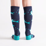 Sock it to Me Shark Attack Junior (aged 7-10) Knee High Socks