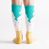Sock it to Me Ice Cream Junior (aged 7-10) Knee High Socks