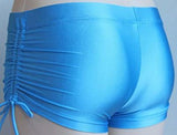 Deby Damage Multisnatch Booty Shorts Azure Blue Size Medium