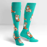 Sock it to Me Fury Friends Gift Box Set styles: Sloth, Foxes in Boxes and Guinea Piggin' Around Knee High
