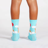 Sock it to Me Pup, Pup and Away Junior (aged 7-10) Crew Socks