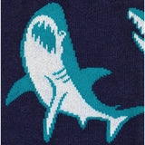 Sock it to Me Shark Attack Mens Crew Socks