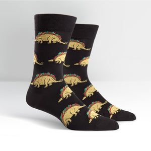 Sock it to Me Tacosaurus Mens Crew Socks