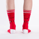 Sock it to Me Today was a good Day Mens Crew Socks