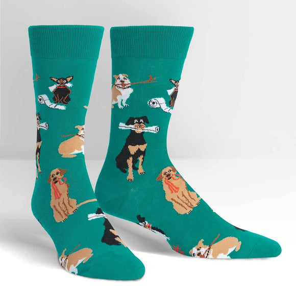 Sock it to Me Chew on This Mens Crew Socks