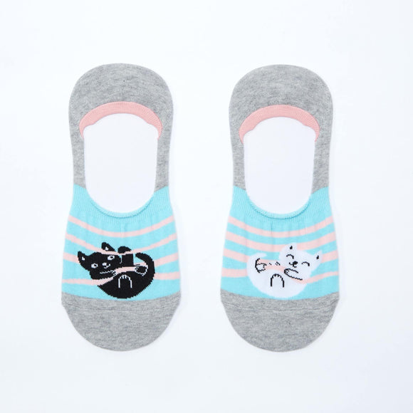Sock it to me No Show Caught Cat Handed S Womens Ankle Socks