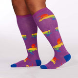 Sock it to me Stretch Pride and Fabulous Knee High Socks