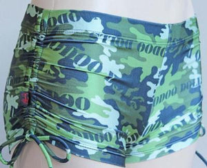 Deby Damage Multisnatch Booty Shorts Voodoo Camo