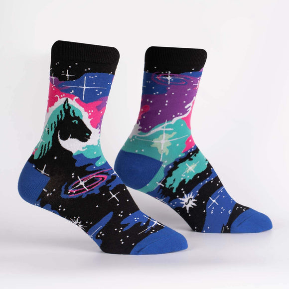 Sock it to Me Horsehead Nebula Womens Crew Socks