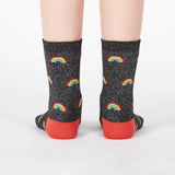 Sock it to me Glitter Over the Rainbow Youth (aged3-6) Crew Socks