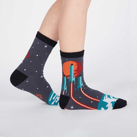 Sock it to me Launch From Earth Toddler Crew Socks