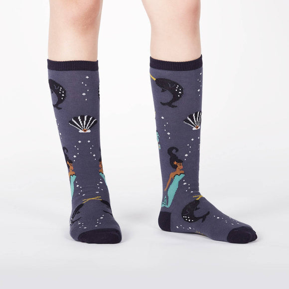 Sock it to me Deep Sea Queen Youth (aged3-6) Knee High Socks