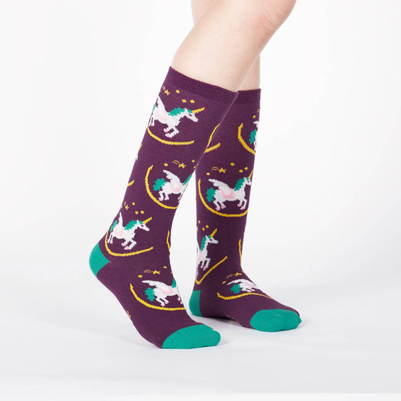 Sock it to me Wish Upon a Pegasus Youth (aged3-6) Knee High Socks