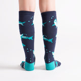 Sock it to Me Shark Attack Youth (aged 4-7) Knee High Socks