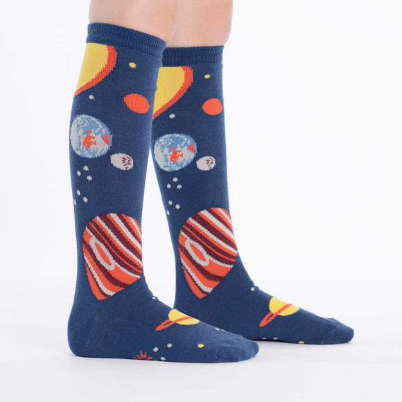 Sock it to Me Planets Junior (aged 7-10) Knee High Socks