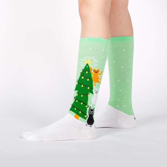 Sock it to Me Naughty or Nice? Youth (aged 3-6) Knee High Socks