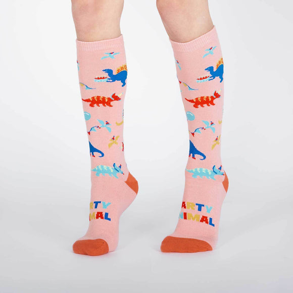 Sock it to Me Party Animal Junior (aged 7-10) Knee High Socks